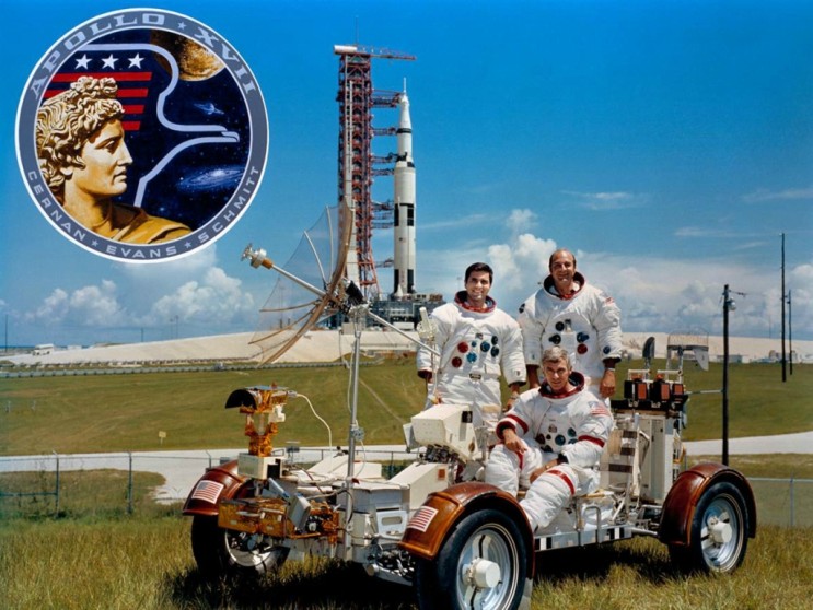 1972년, 마지막 유인 달착륙선 아폴로 17호
