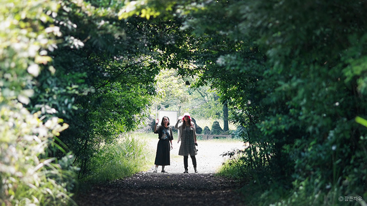 제주도 선흘리 동백동산 곶자왈, 채식 카페 작은부엌