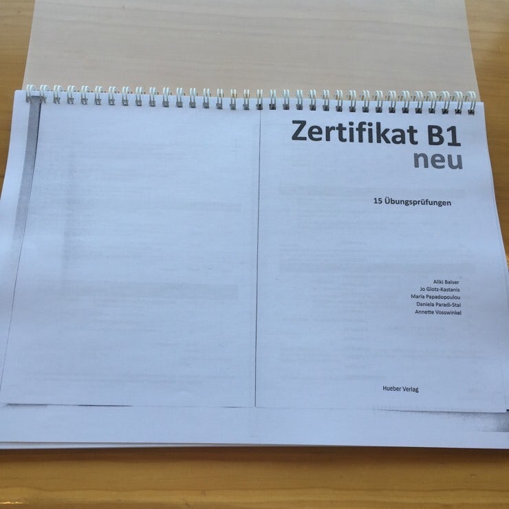 독일어 교재 Zertifikat B1 Neu 15 übungsprüfungen Zd B1 시험 대비