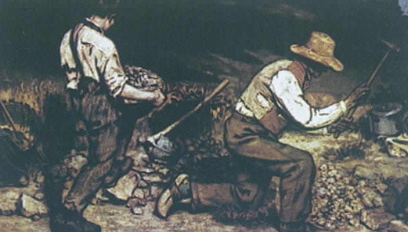 쿠르베의 돌 깨는 사람들(Les Casseurs de pierre) : 네이버 블로그