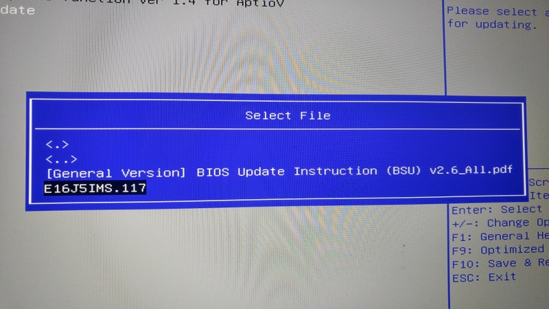 바이오스를 업데이트 해보자 Msi Bios 업데이트 방법 네이버 블로그