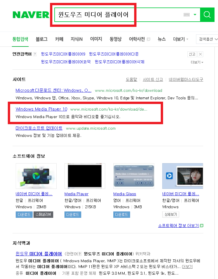 윈도우 미디어 플레이어 오류 네이버 블로그