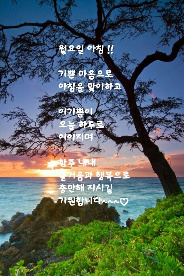 월요일 이미지