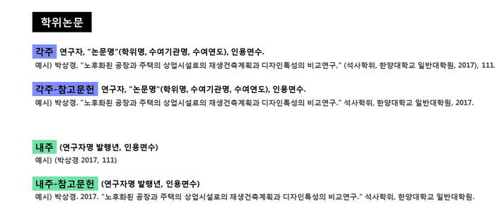 출처 표기법 알아보기 시카고스타일 네이버 블로그